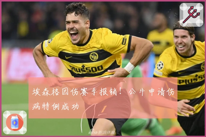 埃森格因伤赛季报销！公牛申请伤病特例成功