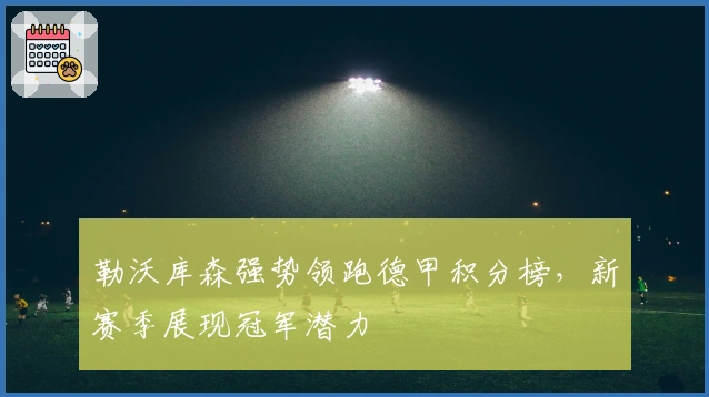 勒沃库森强势领跑德甲积分榜，新赛季展现冠军潜力